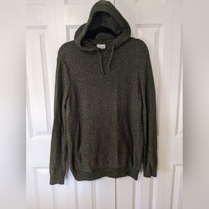 Men's Knit Hoodie Sweater